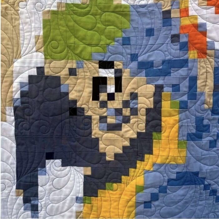 Pixel Quilt Bird