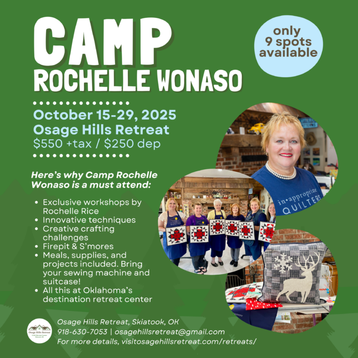 Camp Rochelle Wonaso 2025 flier