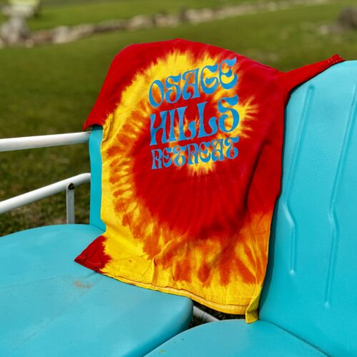 Tie Dye Shirt Osage Hills Retreat