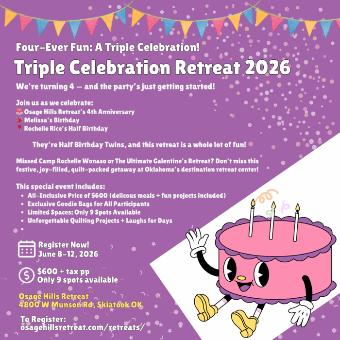 Triple Celebration Retreat 2026